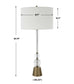 Annily - Crystal Table Lamp - Brass