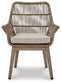 Beach Front - Arm Chair With Cushion (Set of 2) - Beige