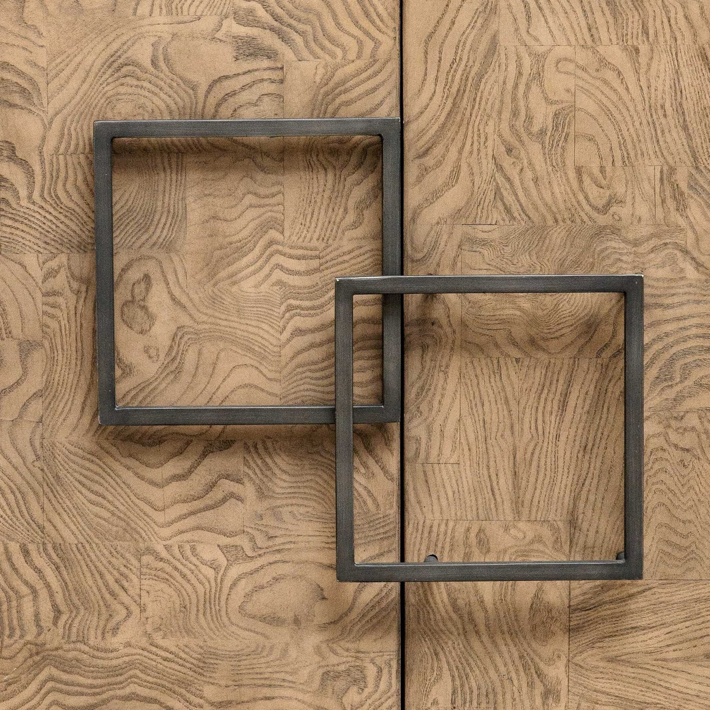 Paltrow - Burl 2 Door Cabinet - Woodtone