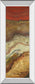 Tierra Panel Il By Patricia Pinto - Mirror Framed Print Wall Art - Light Brown