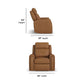 Felix - Power Recliner With Power Headrest, Lumbar, Heat & Massage