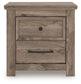 Rusticott - Two Drawer Night Stand - Brown