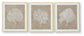 Hendridge - Wall Art Set (Set of 3) - Taupe / White