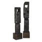 Cipher - Wood Totems (Set of 2) - Black
