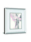 Blushing Grey II By Chris Paschke Mirrored Frame - Pink