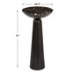 Hastings - Marble Accent Table - Dark Brown
