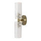 Mistie - 2 Light Glass Sconce - Bronze