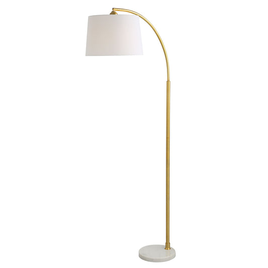 Floor Lamp - Gold & White