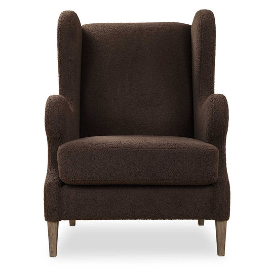Serpentine - Brown Fabric Accent Chair