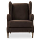 Serpentine - Brown Fabric Accent Chair