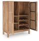 Pellamour - Bar Cabinet - Natural Brown