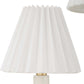 Poppins - 8 Light Brass Chandelier - White / Gold