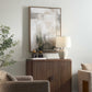 Subliminal Drift - Framed Modern Art - Black / Brown / Gray / Green / White