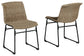 Amaris - Chair (Set of 2) - Brown / Black