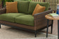 Horizon Hall - Loveseat With Cushion - Brown / Green