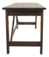 Baldridge - Home Office Large Leg Desk - Rustic Brown