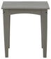 Visola - Square End Table - Gray