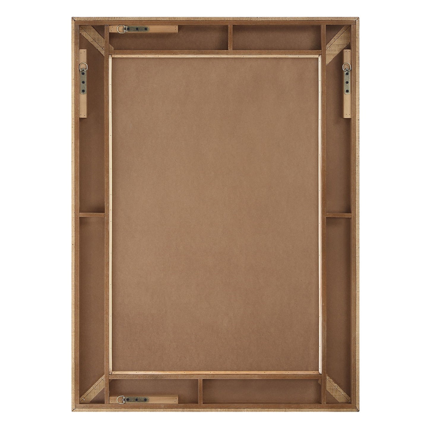 Bungalow - Grass Cloth Mirror - Light Brown