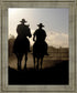 Dust Trail Sundown - 28" x 34" Framed Wall Art - Beige