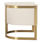 Bellina - Plush Barrel Chair - Gold