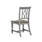 Plymouth - Dining Chair - Gray / Dark Brown