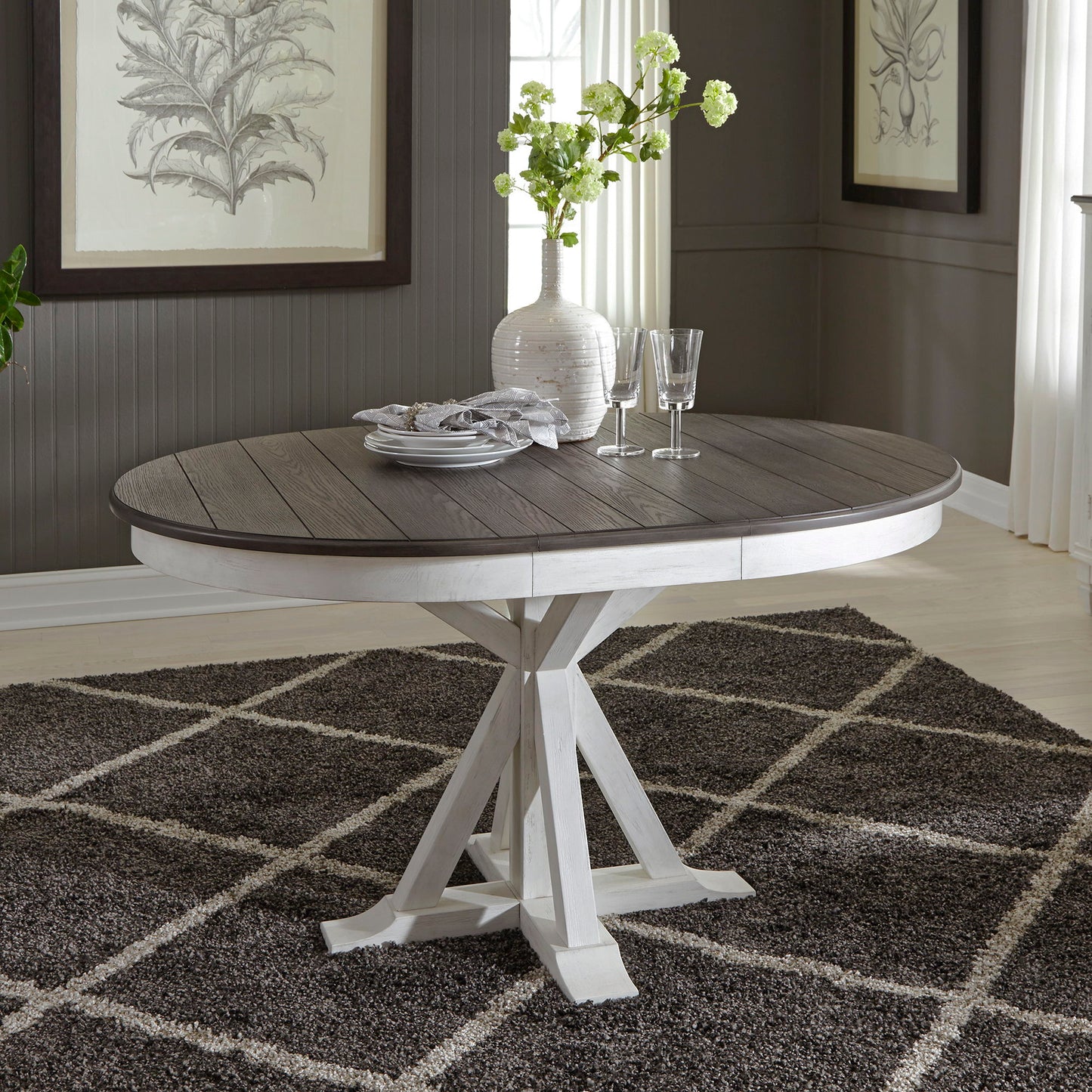 Allyson Park - Pedestal Table Set