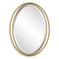 Rhodes - Gold Oval Mirror