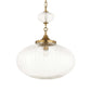 Bellaire - 1 Light Glass Shade Pendant - Gold