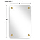 Hamrick - Frameless Mirror - Brass / Gold