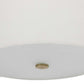Colfax - 3 Light Semi Flush - Brass