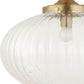 Bellaire - 1 Light Glass Shade Pendant - Gold