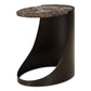 Welling - Modern Metal Side Table - Black