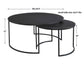Barnette - Modern Nesting Coffee Tables (Set of 2) - Black