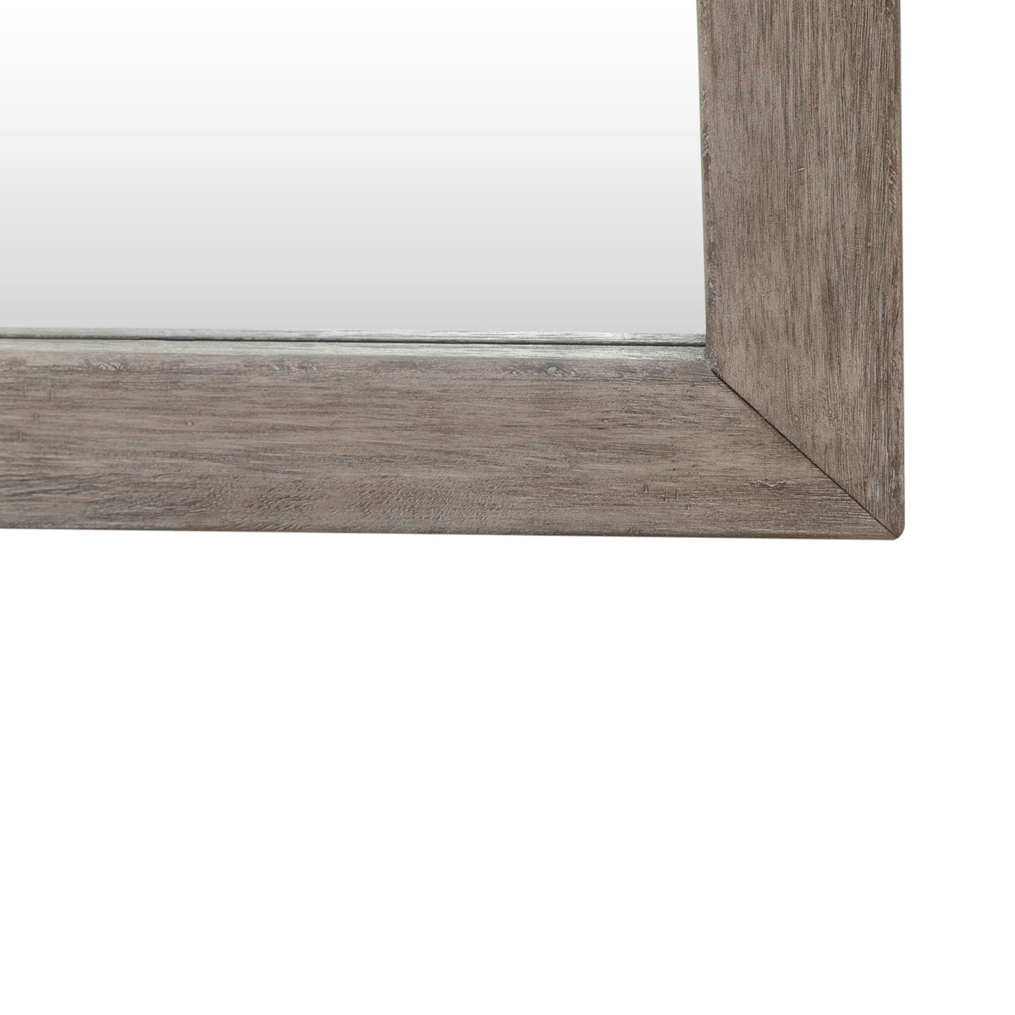 Skyview Lodge - Landscape Mirror - Light Brown