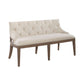 Americana Farmhouse - Upholstered Shelter Dining Bench