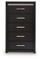 Brizmore - Five Drawer Chest - Black
