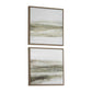 All Of A Sudden - Framed Canvases (Set of 2) - Black / Brown / Gray / Green