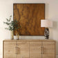 Burn - Hand Painted Canvas - Brown / Woodtone