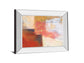 Subtley By Darba - Mirror Framed Print Wall Art - Red