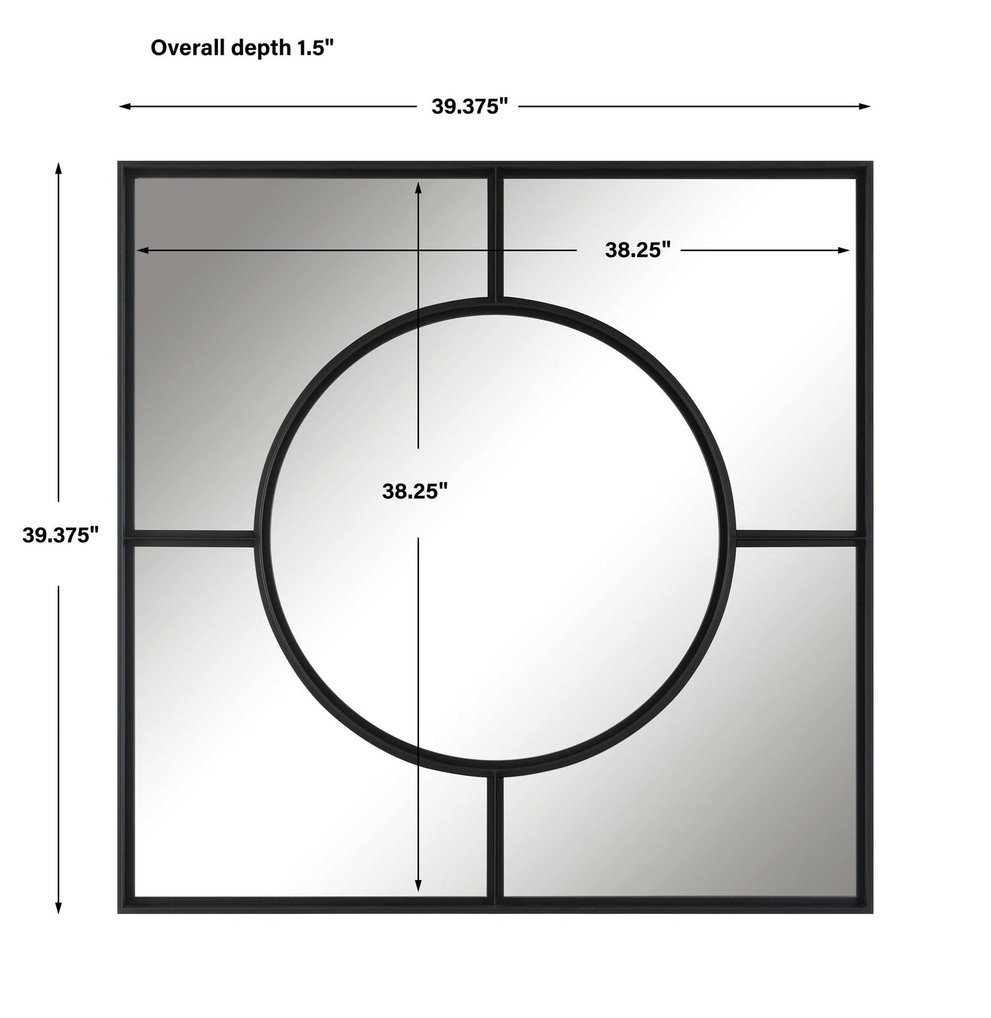 Spurgeon - Square Window Mirror