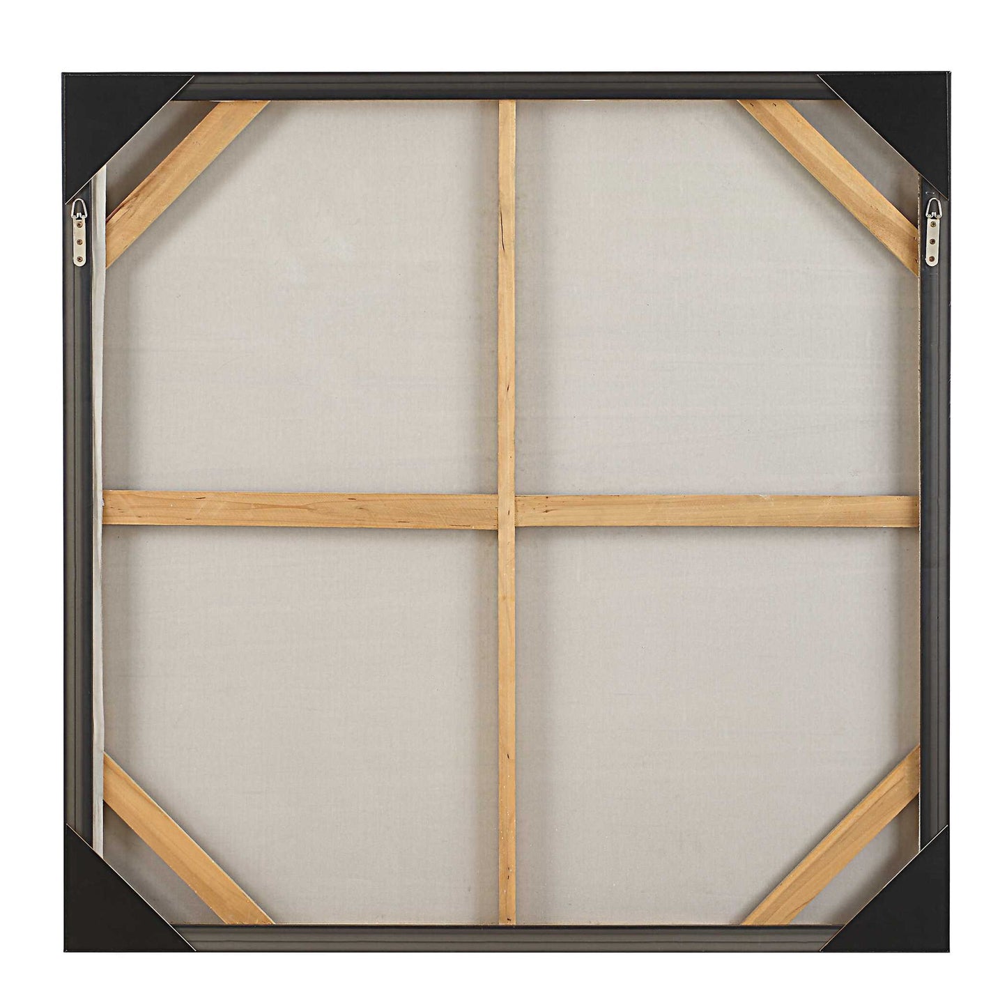 Walking The Line - Minimalist Canvas Art - Gray