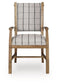 Ridgester - Dining Upholstered Arm Chair (Set of 2) - Light Brown
