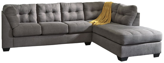 Maier - Charcoal - 2-Piece Sleeper Sectional With Chaise