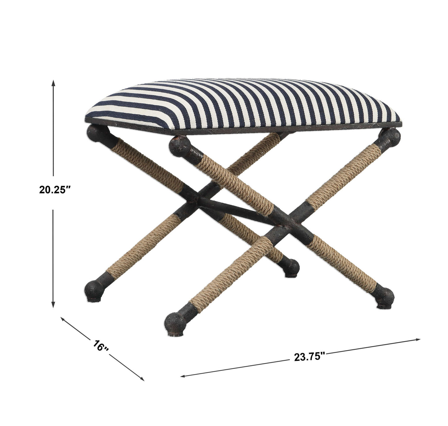 Braddock - Small Bench - Black