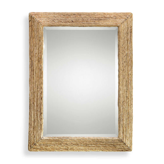 Rora - Woven Coastal Mirror - Gold
