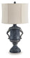 Morvanford - Poly Table Lamp - Antique Black