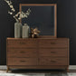 Century Modern - Dresser & Mirror - Walnut