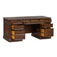 Brayton Manor - Jr Executive Desk - Cognac