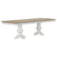 Magnolia Manor - Double Pedestal Table - Antique White