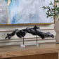Charred Timber - Sculpture - Black